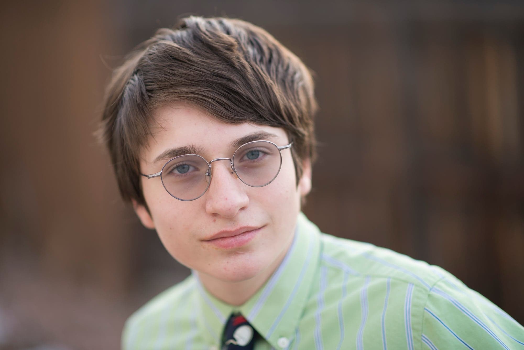 Portrait, Round Glasses